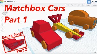 TINKERCAD MATCHBOX CARS