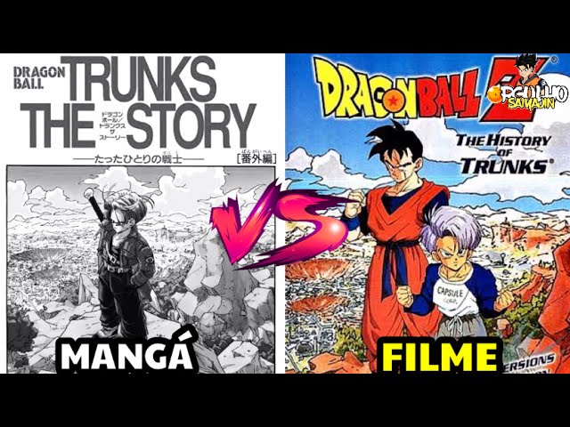 TODAS AS DIFERENÇAS ENTRE O FILME E MANGÁ DO GOHAN E TRUNKS DO FUTURO 