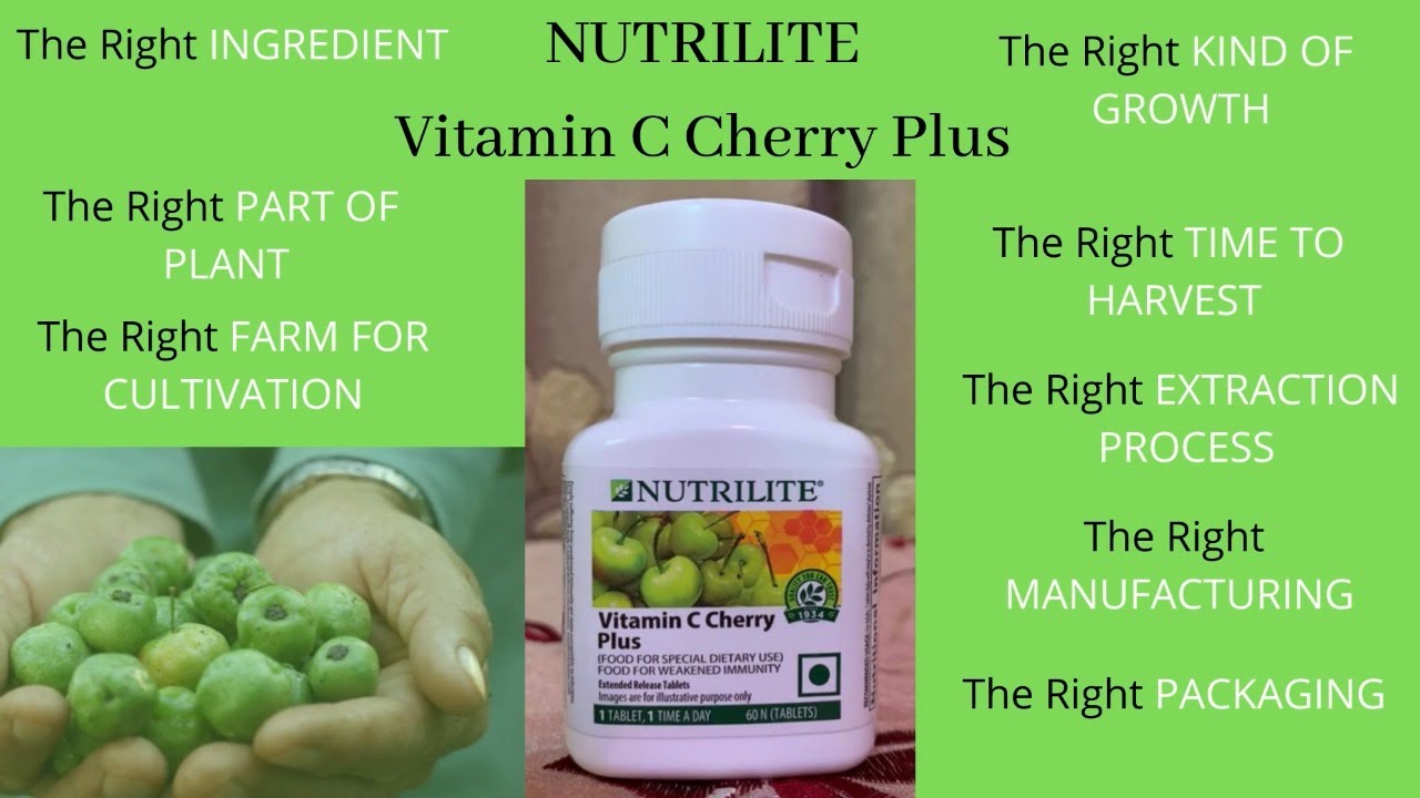 Vitamin C Cherry Plus Amway Nutrilite Immunity Builder Benefits