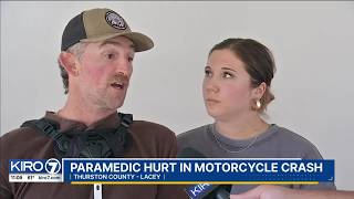 Lacey firefighter paramedic seriously injured in motorcycle crash, family seeks support
A Lacey firefighter paramedic will be off the job for months after he was seriously injured in a motorcycle crash Monday. His family is now asking for help.
Brandon Alderman told KIRO 7 he fractured three vertebrae and his thumb. He estimates it will be 8-12 weeks before his bones are healed, but it will take even longer to get healthy enough to return to his first responder duties.
“It’s just incredibly humbling,” Alderman said.
READ MORE https://www.kiro7.com/news/local/lacey-firefighter-paramedic-seriously-injured-motorcycle-crash-family-seeks-support/FUGPLDTMTZA2VJUMWUPRSJ2RFM/ Lacey firefighter paramedic seriously injured in motorcycle crash, family seeks support