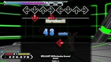 【DDR GRAND PRIX】BRILLIANT 2U(Orchestra Groove)【DP DIFFICULT】