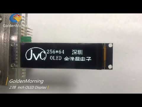 2.08 inch oled 256x64 IC SH1122 SPI,I2C GME25664 65