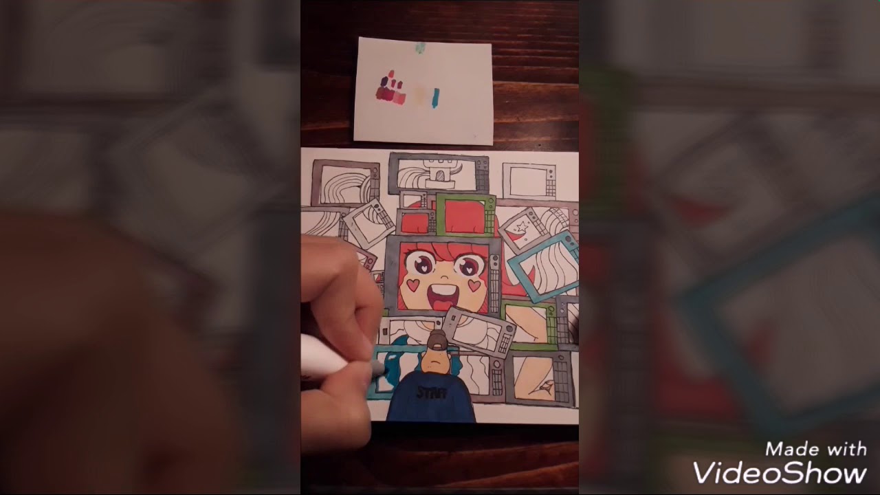 Time-lapse drawing with copic markers 5! (Gravity Falls edition) - YouTube