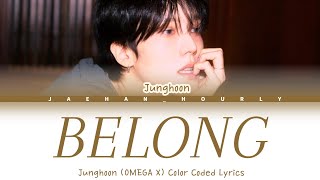 JUNGHOON (정훈) - 'BELONG' LYRICS (Color Coded Lyrics)