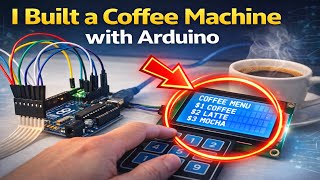 DIY Arduino Coffee Vending System | Keypad & LCD Display