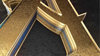 3D Golden Text Animation - After Effects Template