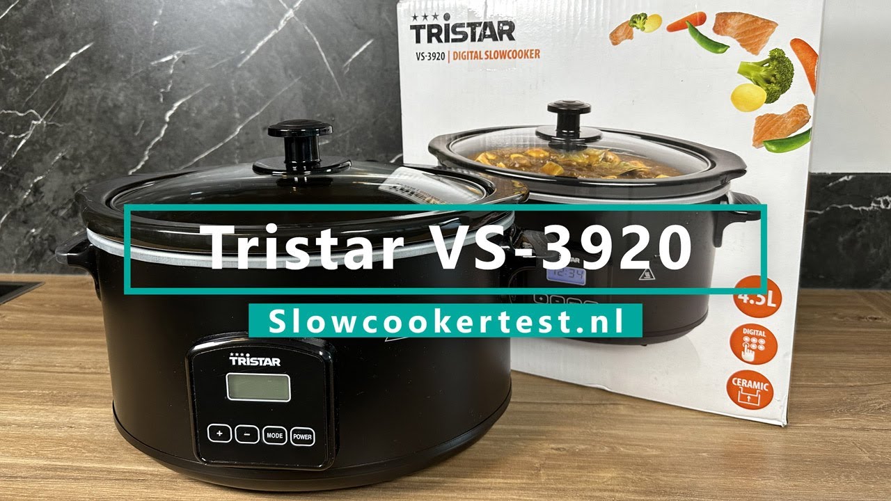 Tristar Digital slow cooker VS3920 4.5 Liter 210 Watt - 8500501