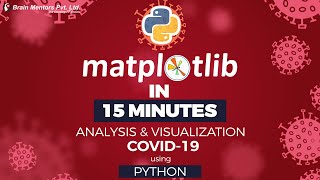 Learn Matplotlib in 15 Minutes | Python Matplotlib on Corona Case Study | Brain Mentors Pvt. Ltd.