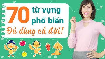 70 TỪ VỰNG TIẾNG ANH THÔNG DỤNG NHẤT BẠN NÊN BIẾT - Học tiếng Anh Online (Trực tuyến)