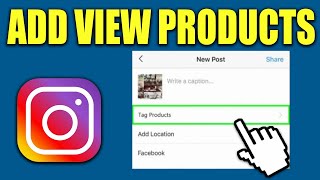 How To Add View Product On Instagram Post | Add The Shop Button On Instagram