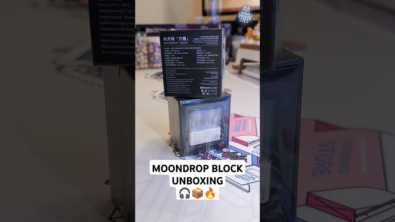 Moondrop Block Unboxing - Flathead TWS Earbuds | First Look & Unboxing 🎧🔉