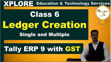 Ledger Creation : Create , Alter, Display, Delete ledgers in Tally in Hindi
