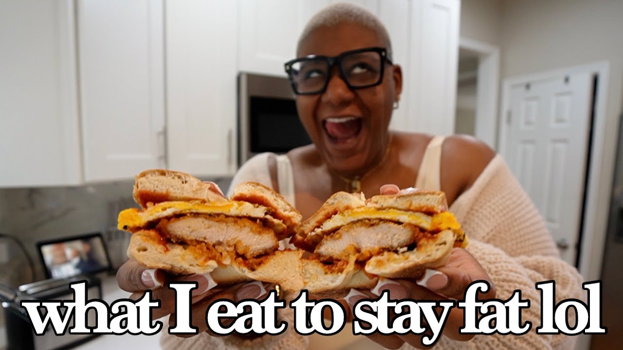 WE GOT CHIK-FIL-A AT HOME! || WHAT I EAT IN A DAY TO STAY FAT 😁 || STRUGGLE COOKING + MUKBANG + ASMR