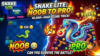 Snake Lite Mein Highest Score Banaye!" | "Snake Lite Gameplay: Noob To Pro" | "Snake Lite Battle screenshot 1