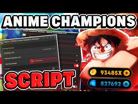 [🍀NOVO] Anime Champions Simulator Script / Hack | AUTO TOWER + RAID + AUTO FARM *PASTEBIN 2023*