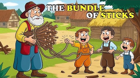The Bundle Of Sticks | English Stories | Moral Story For Kids | Bedtime Stories | Unity Is Strength