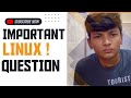 Very Important Linux Question that every beginners must know #trending #subscribe #programming #like