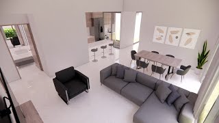 Te sorprenderá el diseño interior de esta casa pequeña y minimalista by ARQUITECTURA RESIDENCIAL 7,827 views 3 months ago 8 minutes, 44 seconds