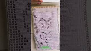 Crochet Owl Table Runner crochet pattern 🦉 @handmadebyraine
