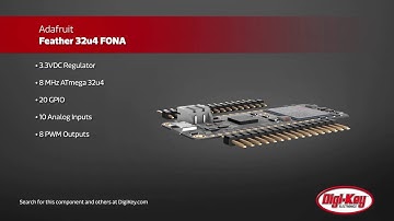 Adafruit Feather 32u4 FONA | Digi-Key Daily