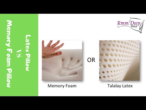 Latex VS Memory Foam Pillow Which Is The Best Choice! (Cervical Pillows Review)