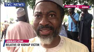(WATCH) Victims Relative Protest 100 Days In Captivity After Kaduna Train Attack