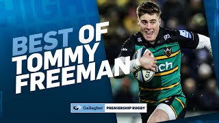 Best of Tommy Freeman | Englands Next Wing Star?! | Gallagher Premiership Rugby by Premiership Rugby 10,220 views 1 month ago 7 minutes, 23 seconds