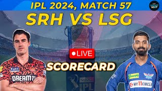 IPL 2024: Sunrisers Hyderabad vs Lucknow Super Giants Live Score and Updates | CricketNext Live