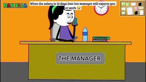 When the salary is 10 days late: but manager still expects you at work 🤣| AC: @emfandango
