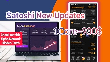 Satoshi CORE mining New Latest Updates |1CORE at 930$ | How to creat Account and Start mining CORE