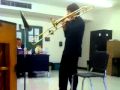 Chas davis trombone solo performance  live at 0823am pst o