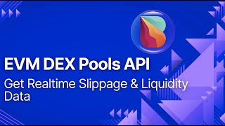 How to get EVM DEX Liquidity Pools data in Realtime?