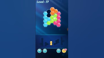 Block Hexa Puzzle Rainbow A Level 77 Walkthrough