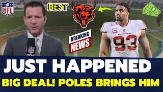 LATEST NEWS! OH MY GOD! DID THE FANS IMAGINE THIS? GREAL DEAL FOR BEARS! CHICAGO BEARS NEWS DRAFT