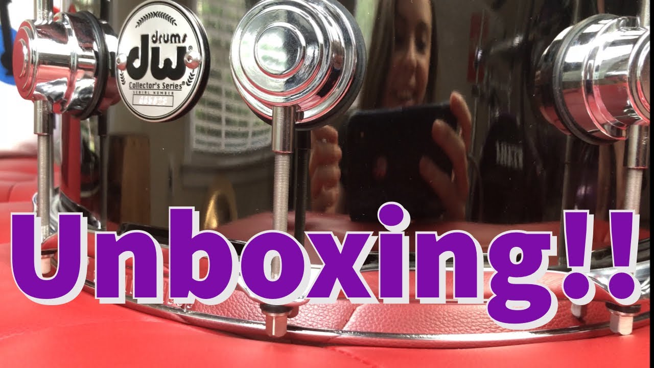 DW Collector's series Black Nickel over Brass 6.5x14 snare drum unboxing, demo & bloopers! YouTube