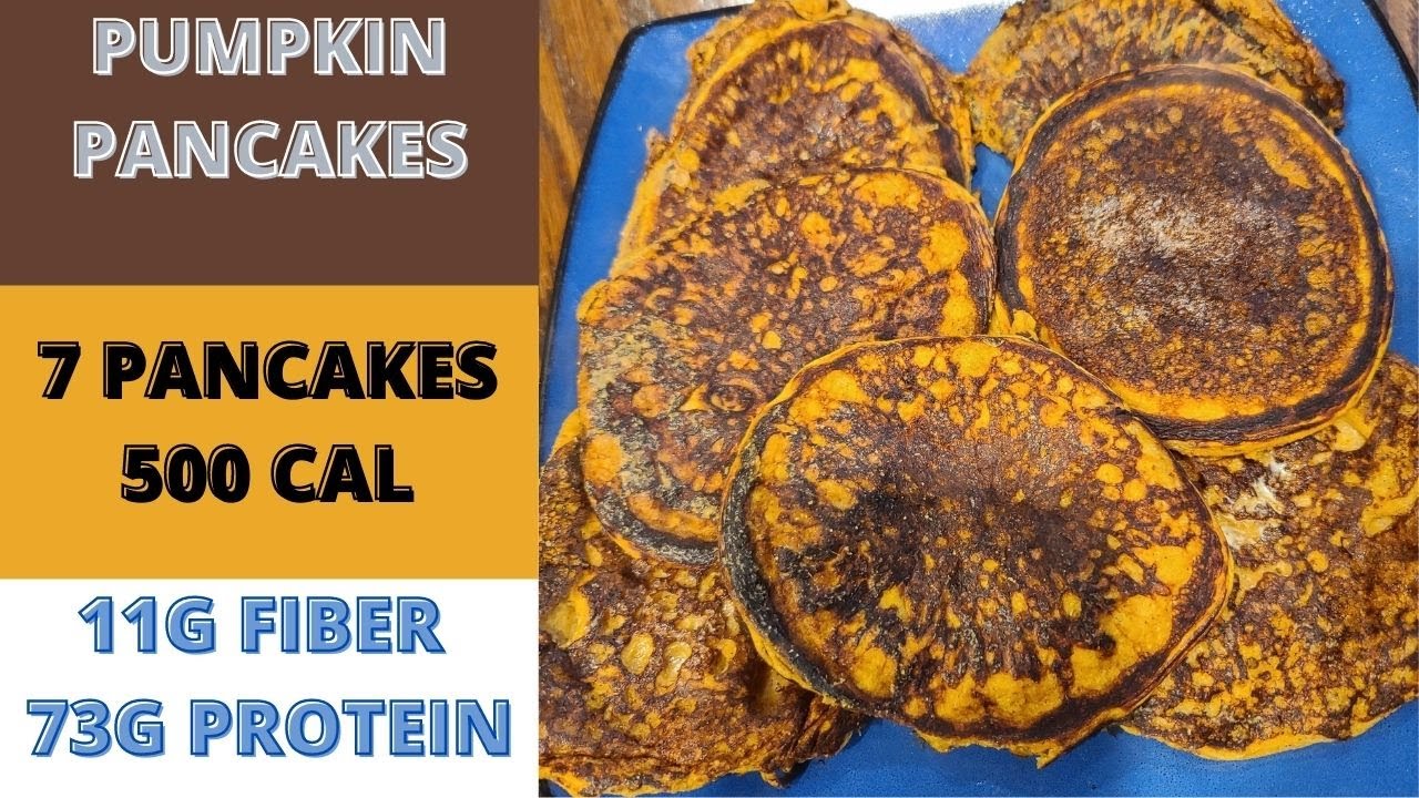 anabolic protein pumpkin pancakes quick and easy YouTube