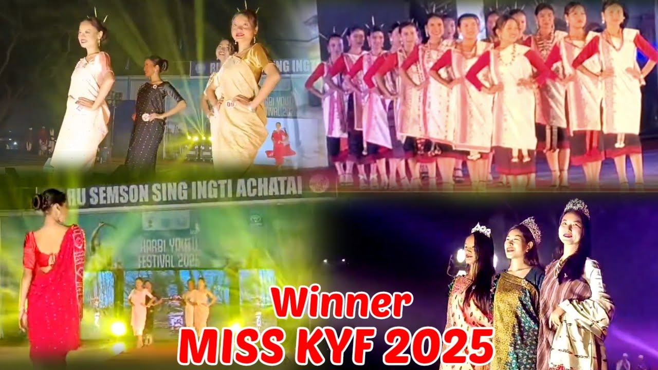 Miss kyf 2025 ,Winner|Arje Kemenai Kungripi Atheng 2025