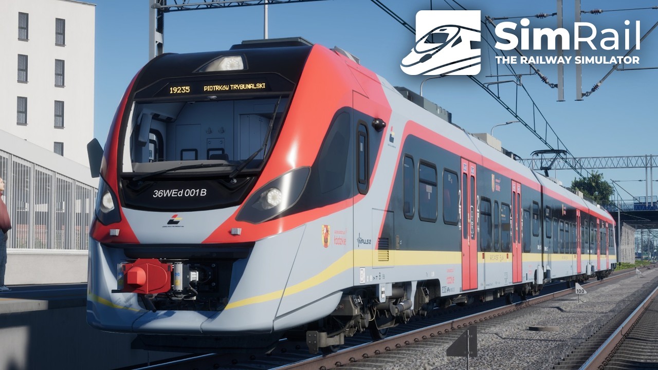 SimRail - The Railway Simulator | With Impuls 2 | Łódź Junction DLC | Zgierz To Piotrków Trybunalski