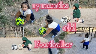 FOOTBALL ⚽️ & TRAIN 🚂 LOVER || 2024 || 17MoNtH BaBy || Growing With Ren||