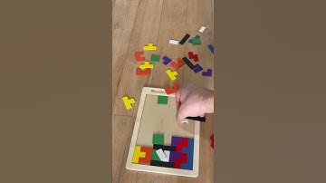 Reverse Tetris! Satisfying Video! #reverse #satisfyingvideo #tetris