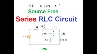 (U)LCA Ex & Pr 8.4 ||   Source Free Series RLC circuit-