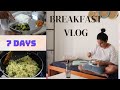 What i ate for breakfast in a weeksravana bhargavi