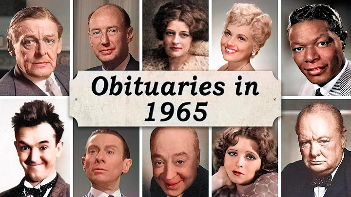 Obituary 1965: Famous Faces We Lost in 1965