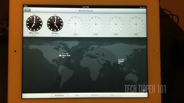 New Clock App On iPad - iOS 6 Beta Review