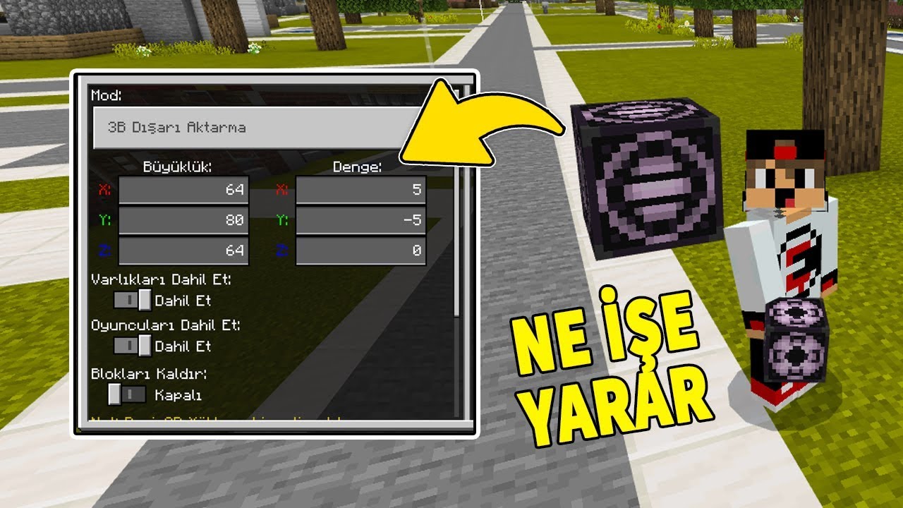 kimsenin bilmedigi yapi blogu ozelligi mcpe android ios youtube