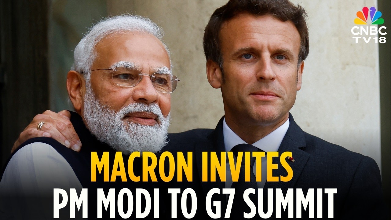 Речь Эммануэля Макрона | Макрон приглашает премьер-министра Моди на саммит G7 | Партнерство Индии...