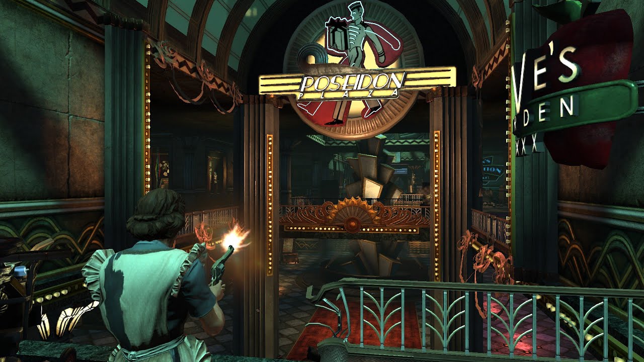 Splicers shootout in Fort Frolic - BioShock Online 2024