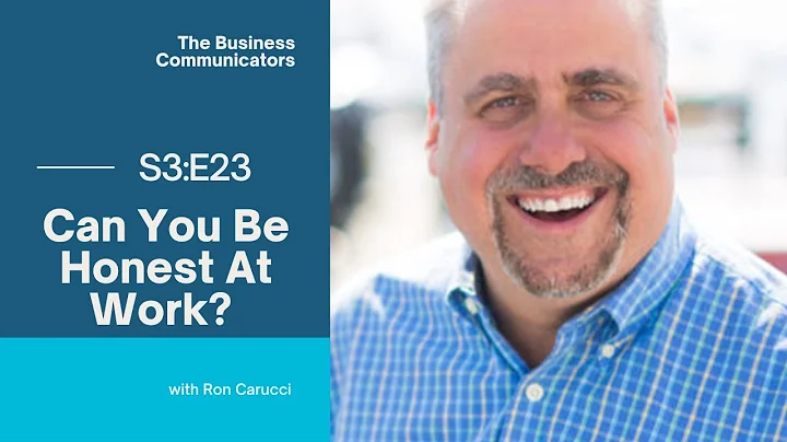 Best-Selling Author Ron Carucci Discusses Honesty ...