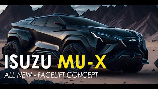 Isuzu MuX All New Facelift Concept Car, AI Design