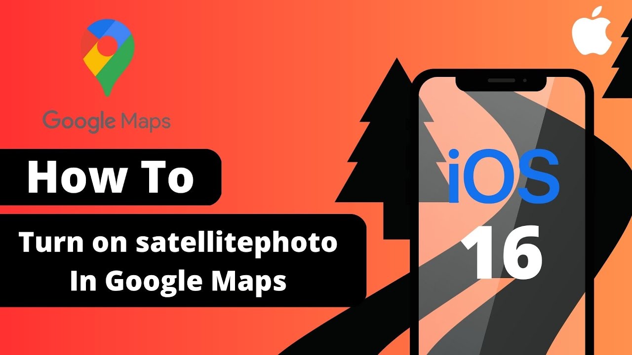 (2023) How to turn on satellite imagery on Google Maps - YouTube